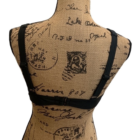 Time‎ & Tru Black Bikini Top Separate Size XL (16-18) - Picture 5 of 6